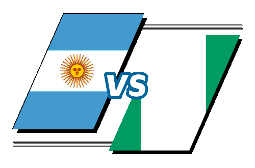 Las rivalidades clave, Argentina vs Nigeria