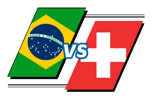Las rivalidades clave, Brasil vs Suiza