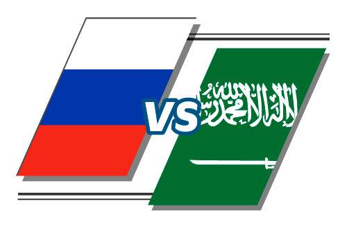 Las rivalidades clave, Rusia vs Arabia Saudita