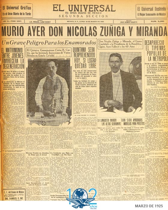 Mochilazo en el tiempo, Nicolas Zuñiga