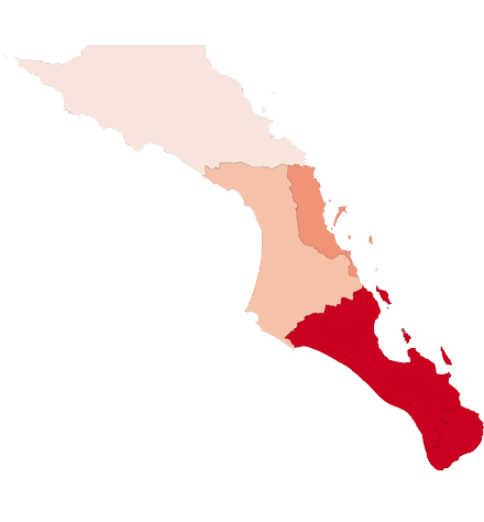 mapa Baja California Sur