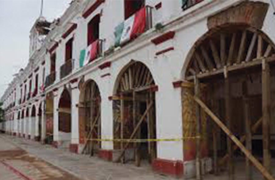 Palacio Municipal Juchitán, 2017