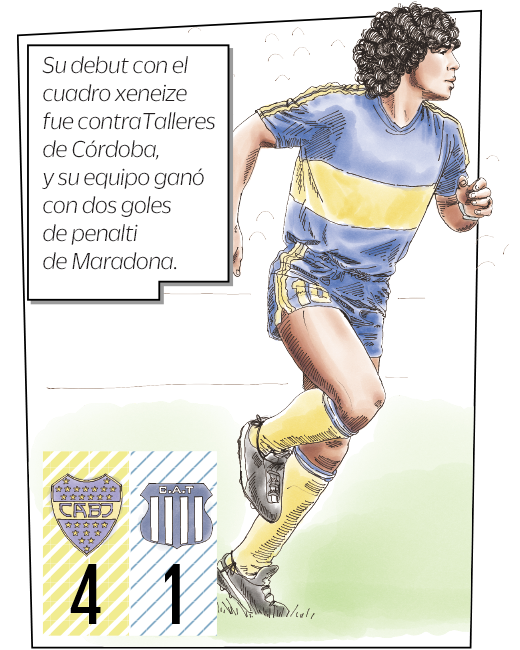 En 1981 fue cedido al Boca Juniors, club en el que deseaba jugar, pese a que el River Plate le había ofrecido un gran contrato.