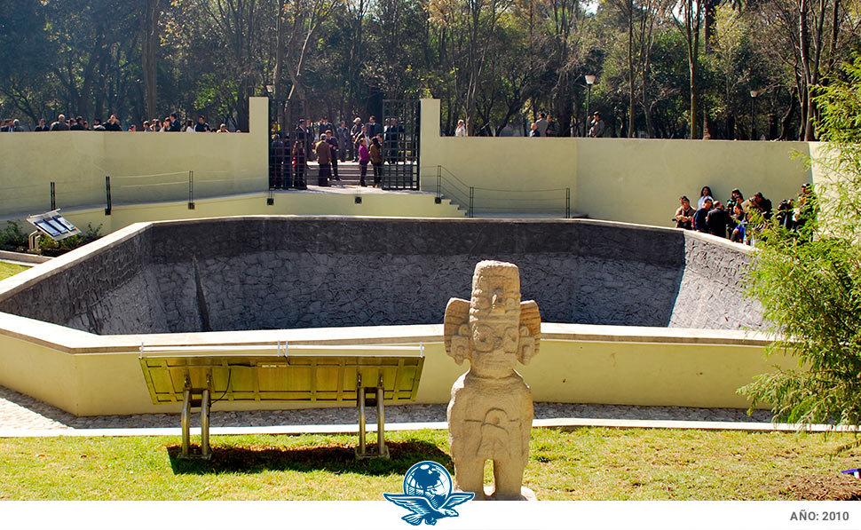 Mochilazo en el tiempo, Baños de Moctezuma, en Chapultepec.